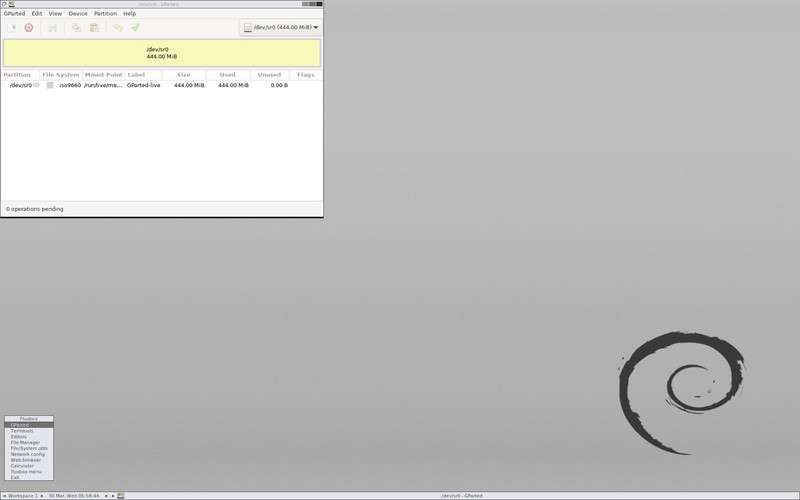 GParted 64 Bit Bootable USB Resize, Copy, and Move partitions FLASH DRIVE LIVE gallery