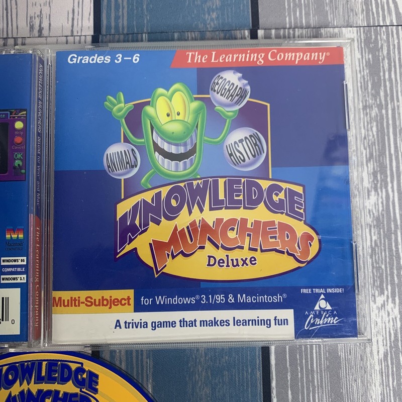 Knowledge Munchers Deluxe The Learning Company Grade 3-6 - COMPLETE gallery