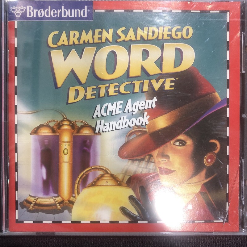 Carmen San Diego Word Detective ACME Agent Handbook Cd Rom