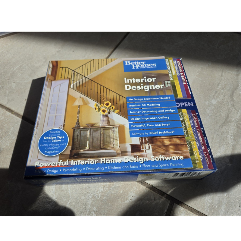 Chief Architect Better Homes and Gardens Interior Designer CD Software Windows