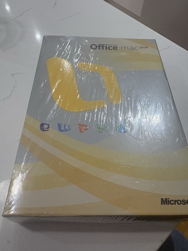 Microsoft Office: for MAC 2008 NEW in original packaging.