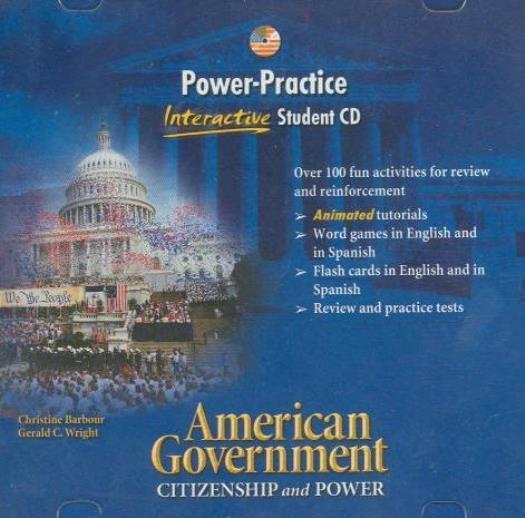 American Government Citizenship & Power Power-Practice Interactive PC MAC CD
