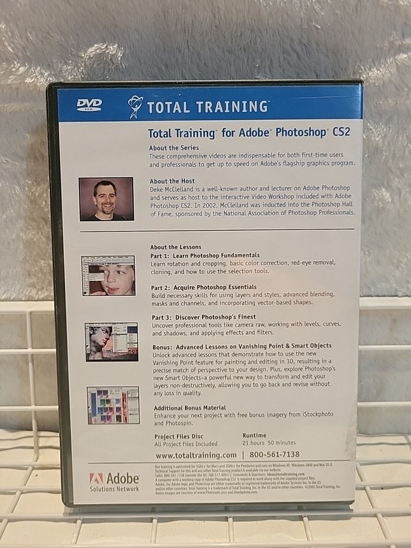 Total Training For Adobe Photoshop CS2 DVD ROM 3 Disc Set Solutions Network gallery