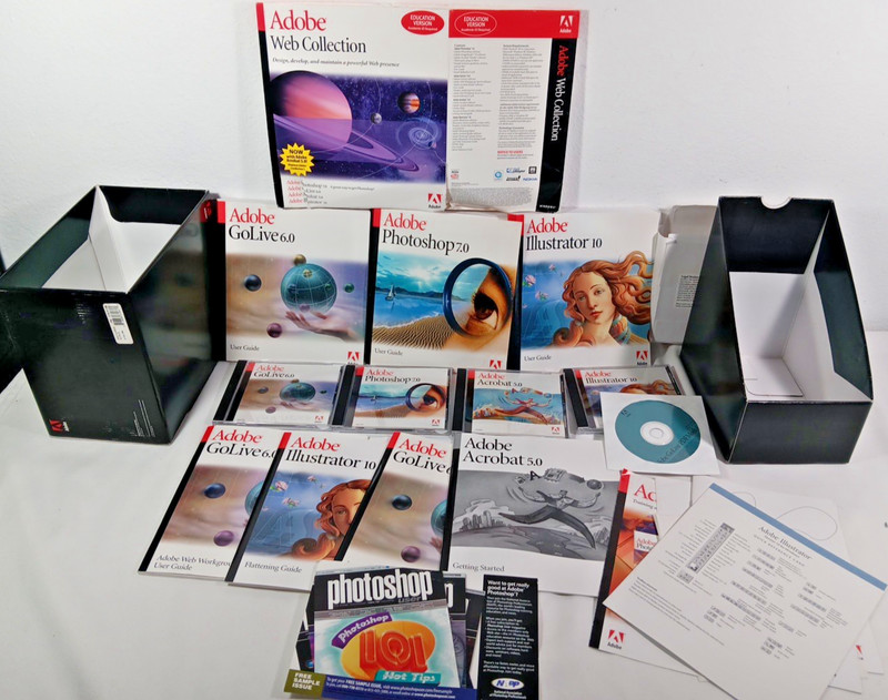 Web Collection 2002 Photoshop 7 GoLive 6 Acrobat 5 Illustrator 10 Version