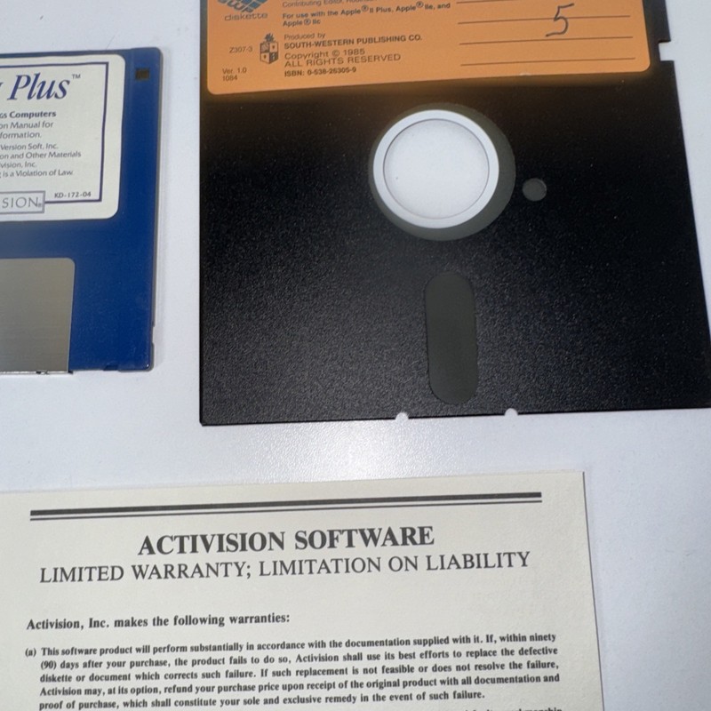 Paint Write Draw with the Apple IIGS 3.5 Media Activision 3.5" Disk 512K gallery