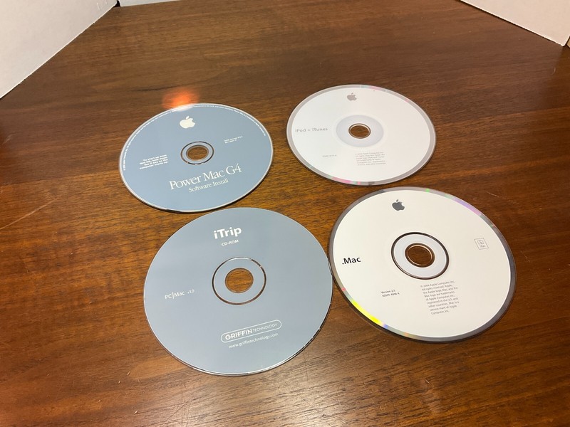 Apple Power Mac G4 Software Install iTrip .Mac iPod + iTunesCD-ROM lot