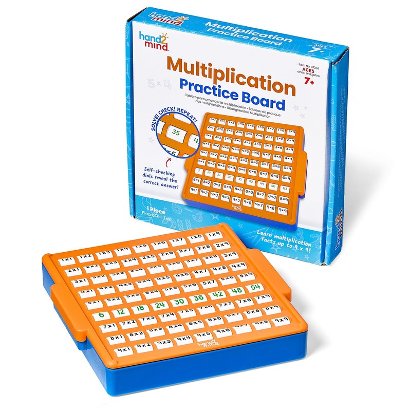 Hand2Mind Multiplication Practice Board Math Facts Games Elementary Math
