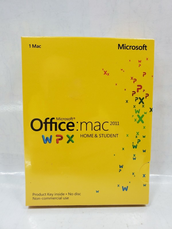 (NEW) Microsoft Office: Mac 2011 Home & Student WPX #GZA-00267 SEALED………..