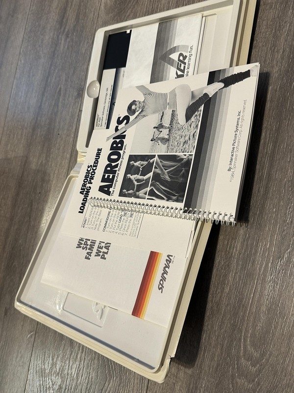 Vintage 1983 Spinnaker Aerobics Computer Fitness Program 5.25 Floppy Disk gallery