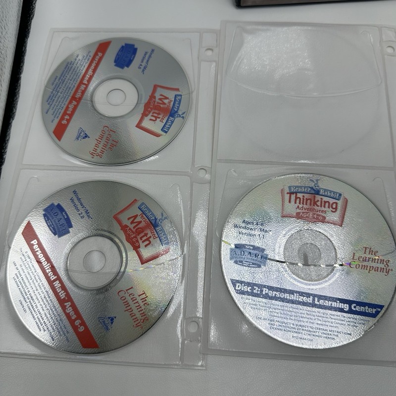 Reader Rabbit's Math Ages 4-6 & 6-9 PC Game PreK-3rd Grade School Edition gallery
