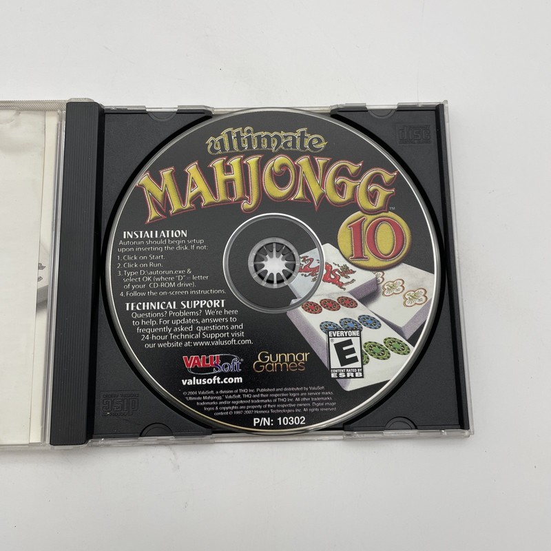 Ultimate Mahjongg 10 (PC CD-ROM, 2004, 400 Tile Sets w/ 1500+ Backgrounds) gallery