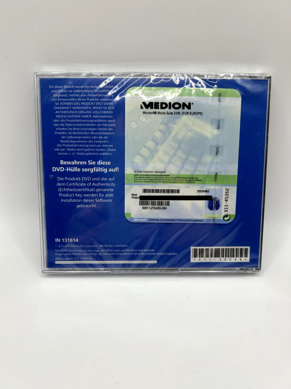 Microsoft Works Suite 2006 - Windows - German - NEW PRODUCT - Dealer gallery