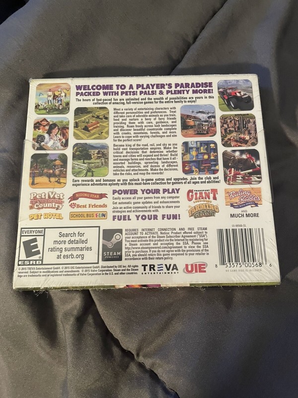 POWER PLAY PACK - 10 COMPLETE GAMES SEALED PC CD gallery