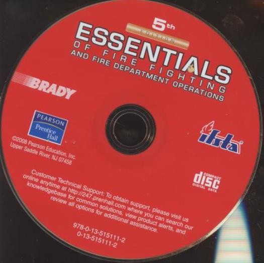 Essentials Of Fire Fighting And Fire Department Operations 5th Edition PC CD-ROM