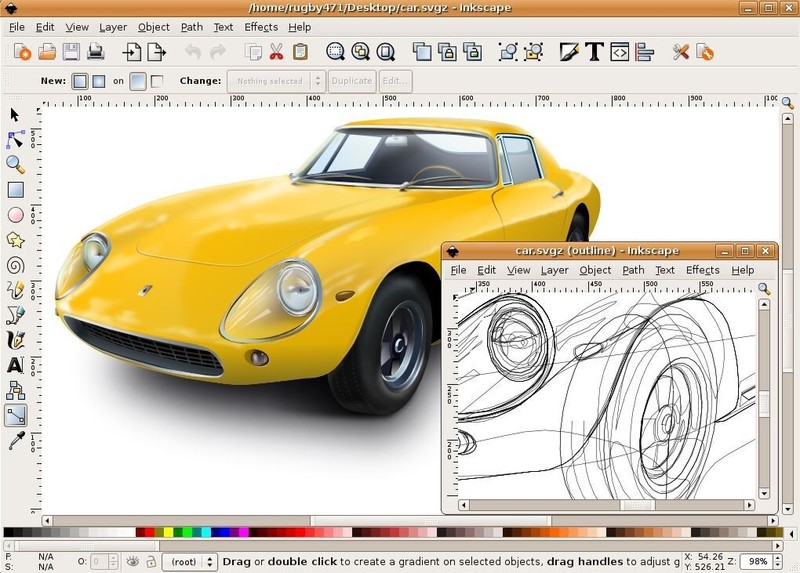 Inkscape Pro Illustrator Vector Graphic Design Software for Windows & Mac on CD gallery