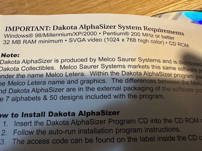 Dakota AlphaSizer Lettering & Sizing Software PC gallery