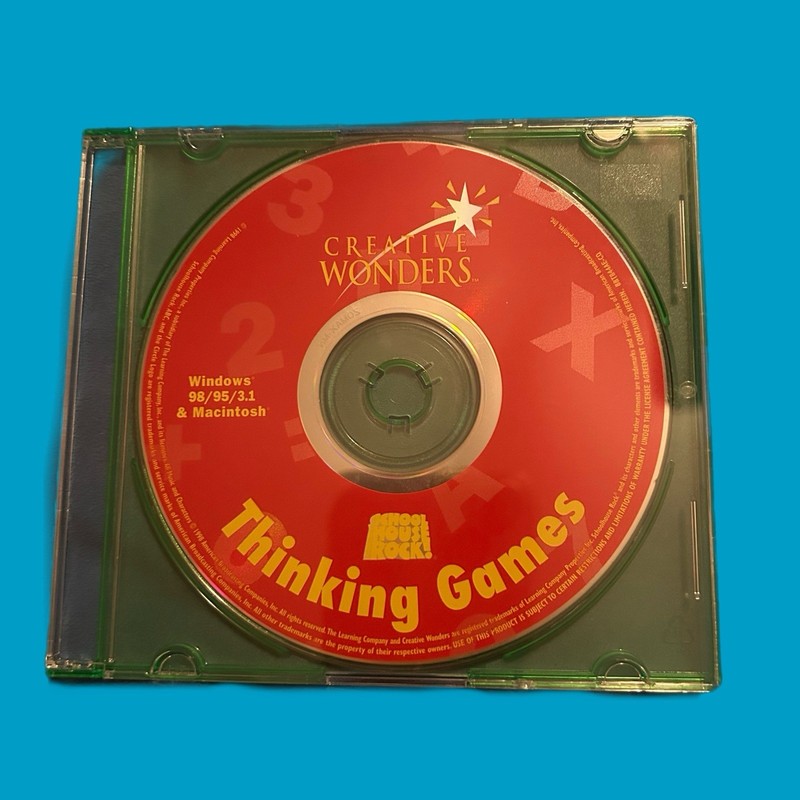 Thinking Games – Creative Wonders 1998 – Windows/Macintosh