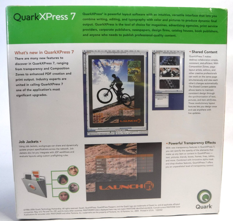 QuarkXPress 7 (UPGRADE) Page Layout Software for Design for Mac & Windows SEALED gallery