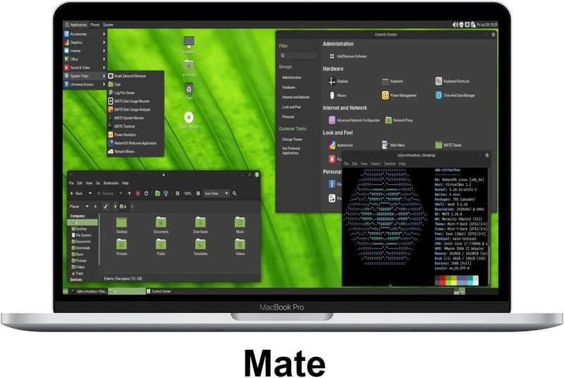Latest New Release Reborn Linux Milti-Desktop OS Operating System for PC on DVD gallery
