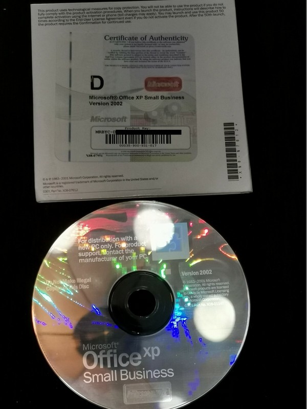 Microsoft Office XP Small Business Version 2002 Edition.English.CD+ Product Key. gallery
