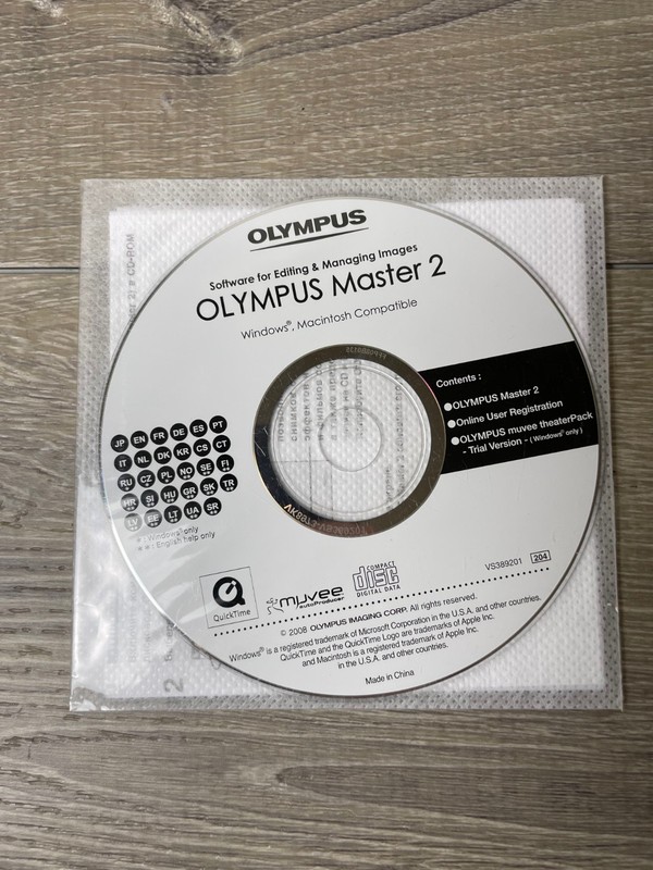 Olympus Master 2 PC Software