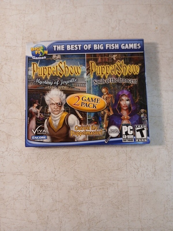 PUPPET SHOW – 2 PC GAME PACK (CD ROM, 2011)