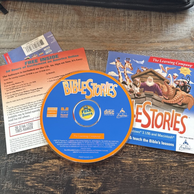 Children’s Bible Stories Ages 3-8 [Windows 95/Mac] CD-ROM
