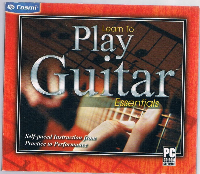 LEARN TO PLAY GUITAR ESSENTIALS (2008) PC CD-ROM NEW & FACTORY SEALED