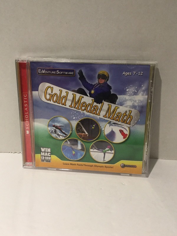 Scholastic: Gold Metal Math Ages 7-12 (CD-ROM. Windows & Mac, 2002)