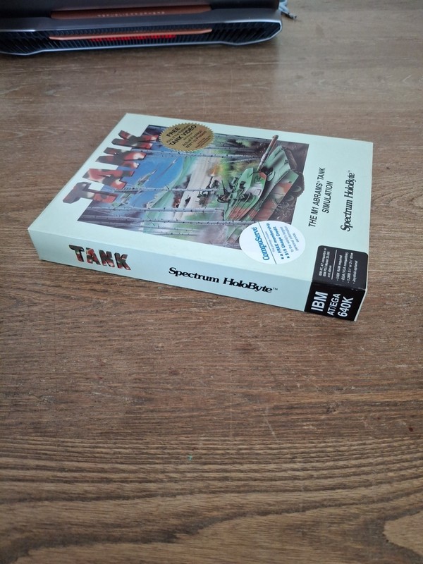 TANK The M1 Abrams Tank Simulation Big Box PC 5-1/4" & 3-1/2" Spectrum HoloByte gallery