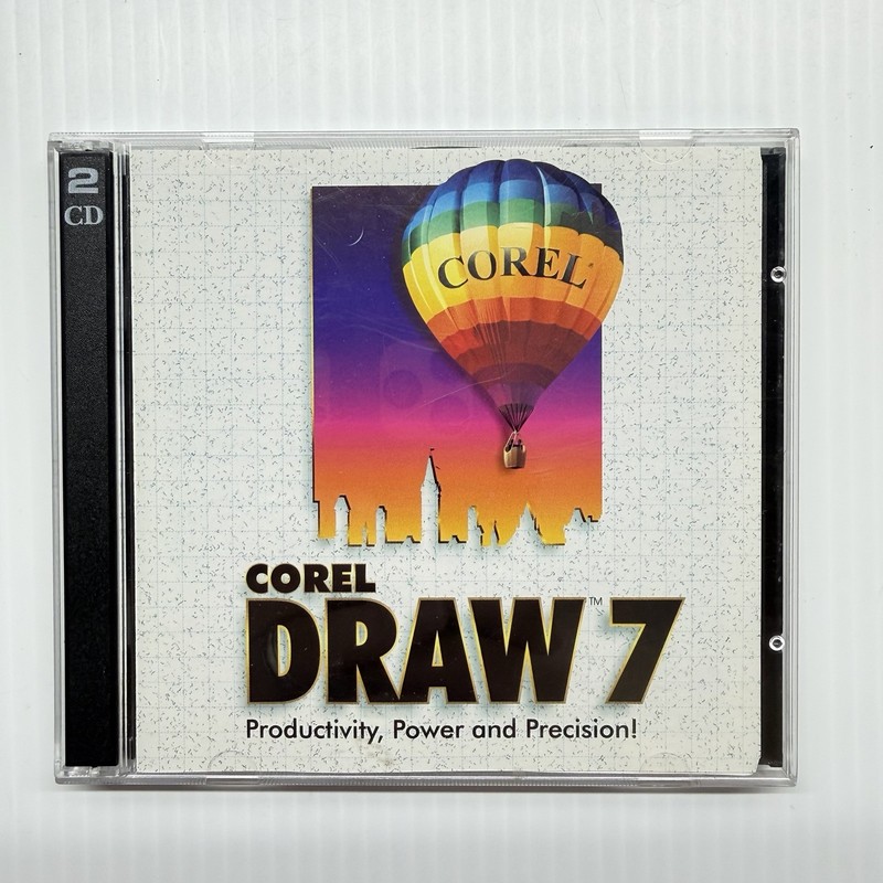 Corel DRAW 7 + PHOTO PAINT 7 + DREAM 3D 7 Upgrade – Big Box Used gallery