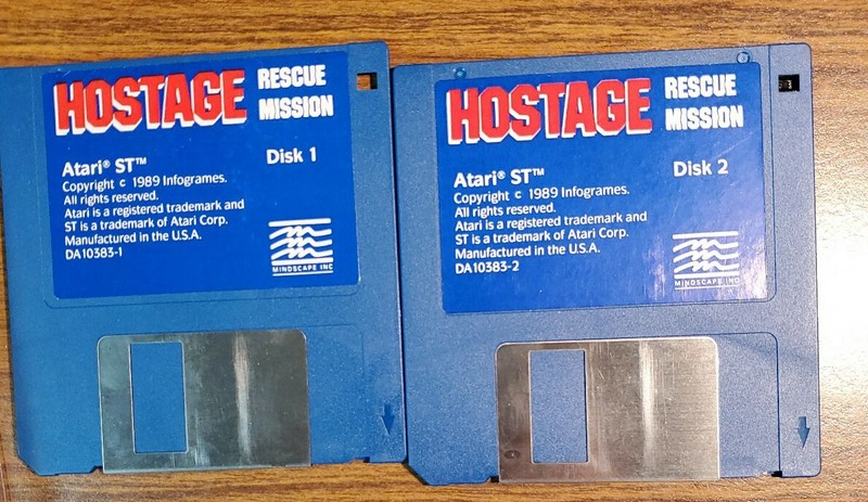 Hostage Rescue Mission Atari St with briefing booklet gallery