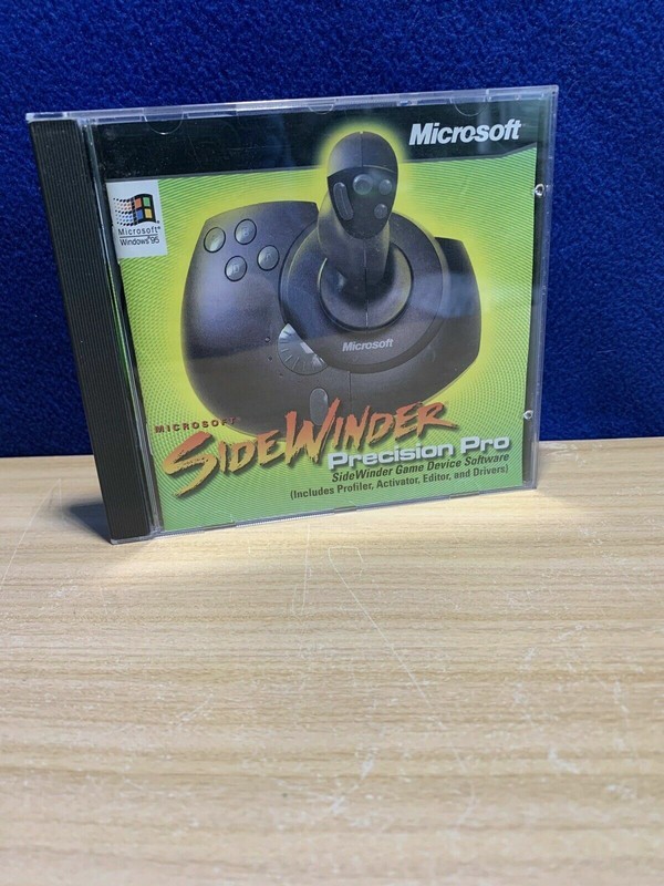 SideWinder Precision Pro Game Device Software 2.0 Driver PC CD-ROM —MINT DISC