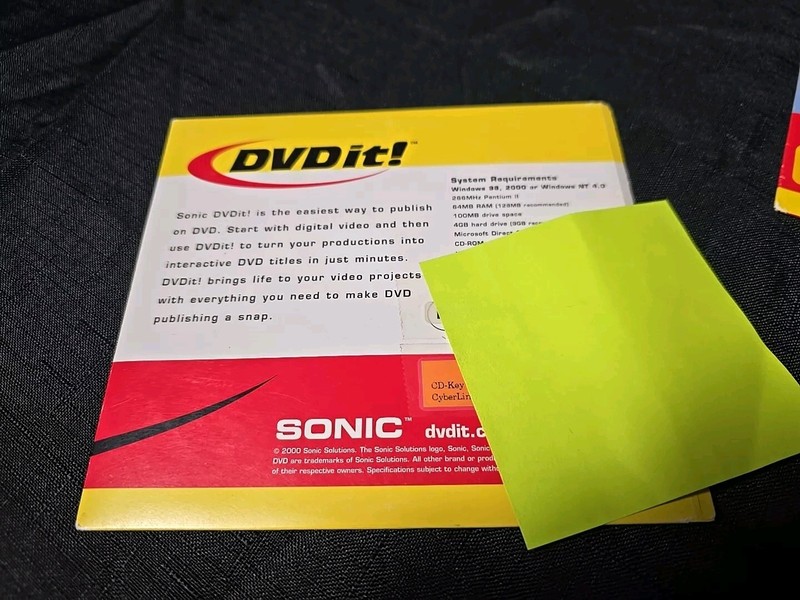 Sonic DVDit 2.3 With CD Key 2.5 SE Upgrade Installer Windows PC DVD Authoring gallery