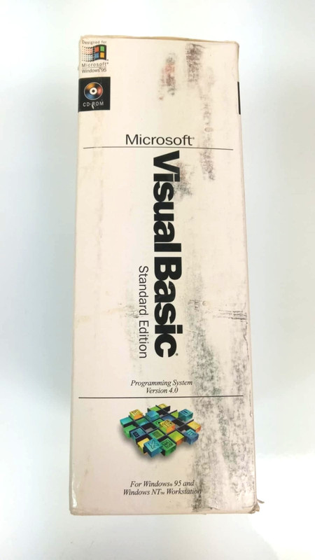 Microsoft Visual Basic Standard Edition Version 4.0 used complete Win 95 1996 gallery