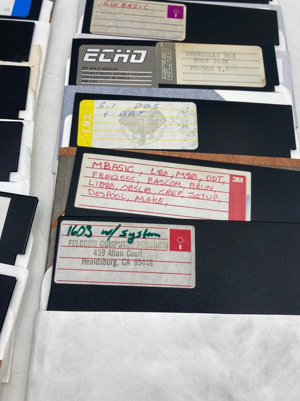 Lot of 14 MS DOS Operating System 5.25 Floppy Disk TeleVideo CB 86 GW BASIC gallery