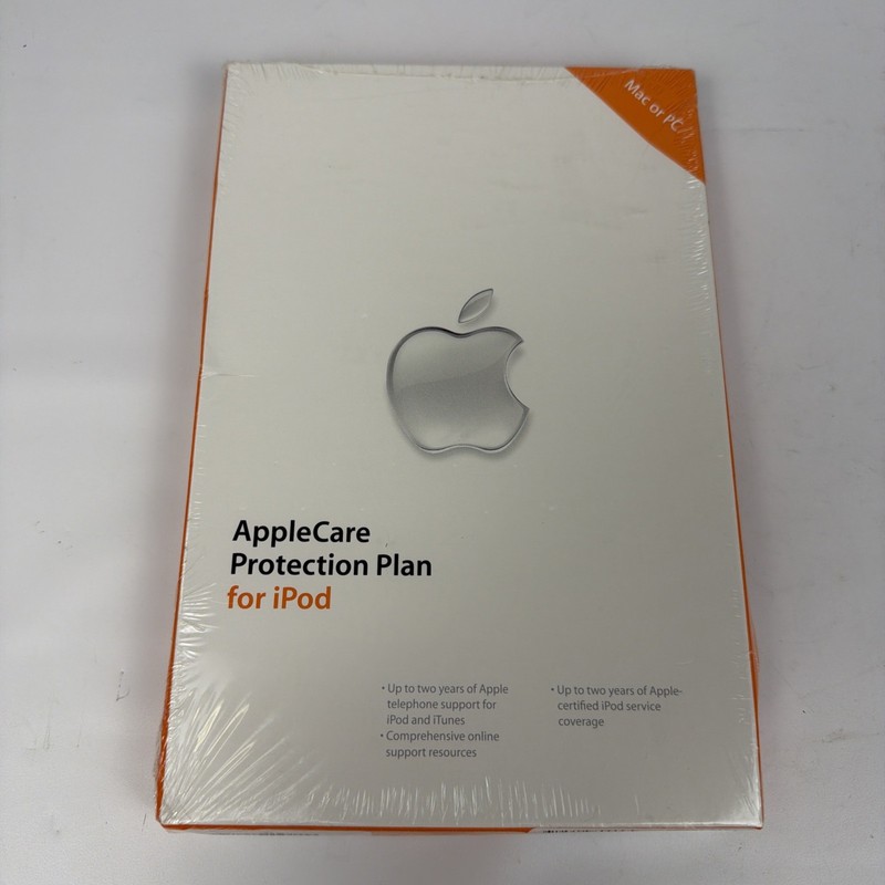 Sealed AppleCare Protection Plan for iPod M9404LL/A Vintage Apple iPod Warranty