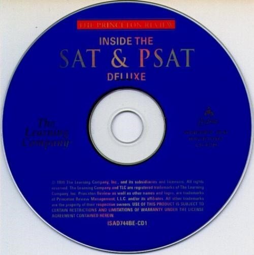 INSIDE THE SAT PSAT & ACT DELUXE (2CDs) for Win/Mac – NEW CDs in SLEEVE