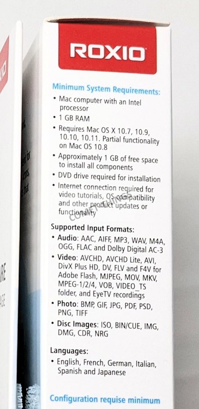 Roxio Toast 15 Titanium for Mac ~ Capture Copy Edit Share - NEW gallery