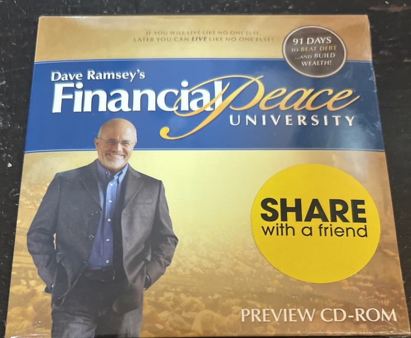 New Sealed Dave Ramsey’s Financial Peace University (CD-ROM, Windows, Mac) pc1