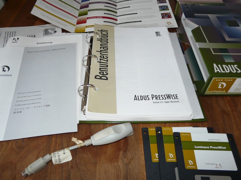 Aldus PressWise 2.5 for MAC German Version with Dongle, Rarity gallery