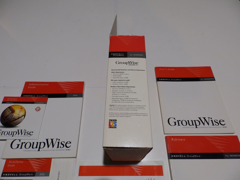 Vintage Software - Novell GroupWise for Windows v4.1 Client/Admin Pack gallery
