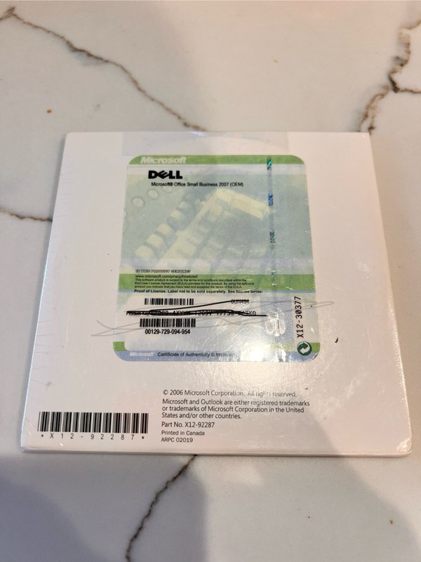 Microsoft EXCEL 2007 Small Business with Outlook 2007 Business Contact Manager