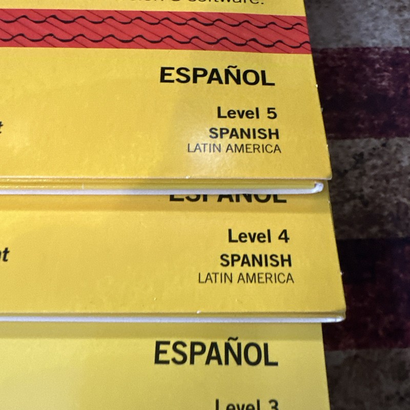 Rosetta Stone Spanish/Espanol (Latin America) Levels 1-5 See Pics Used Software gallery