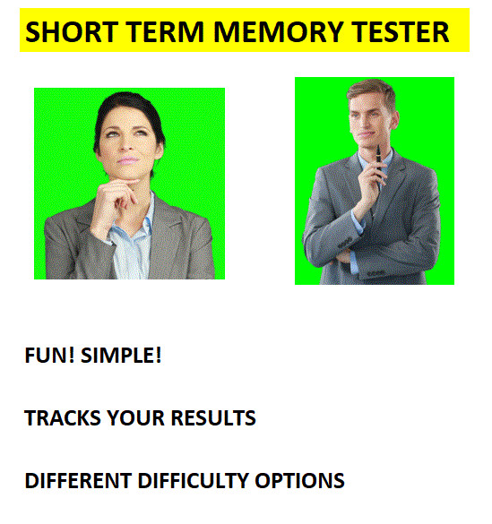 MEMORY QUIZ – QUICK & FUN WAY TO TEST YOUR SHORT TERM MEMORY