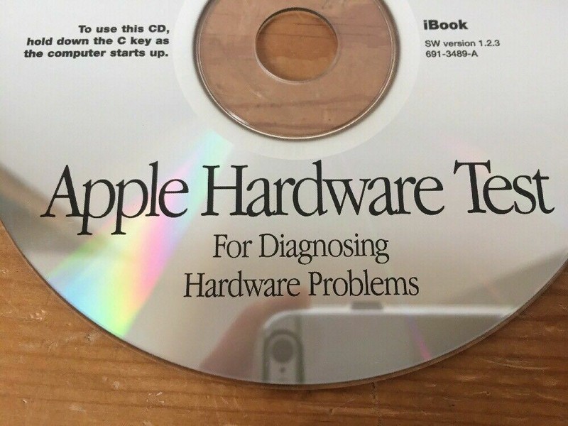 Mac Macintosh iBook Hardware Test 1.2.3 Software System Diagnostic CD-ROM Disc gallery