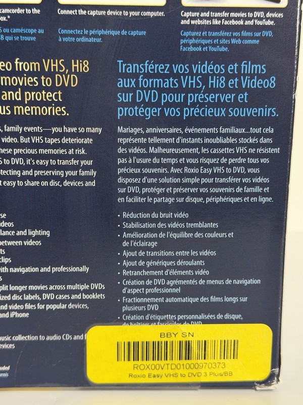 Roxio Easy VHS To DVD 3 Plus Convertor VHS Video Hi8 & Video8 Movies To DVD gallery