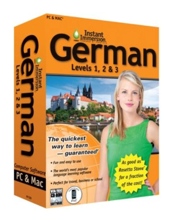 Topics Entertainment Instant Immersion German Levels 1,2 & 3 for Windows, Mac…