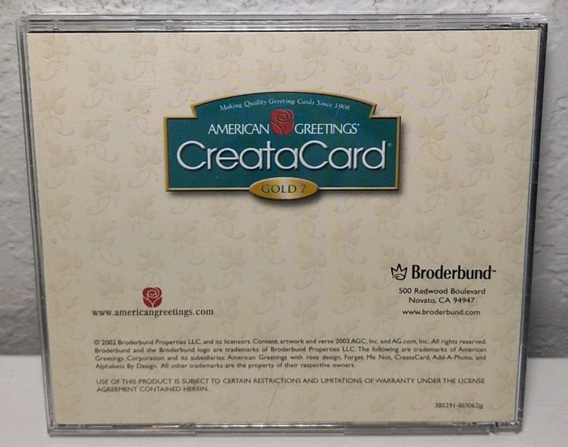 American Greetings Creatacard Gold 7 PC CD-ROM B291 gallery