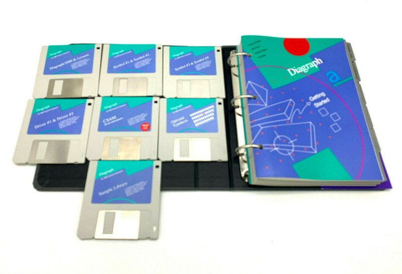 Computer Support Corporation Diagraph Business Graphics Software Vintage 1988 gallery